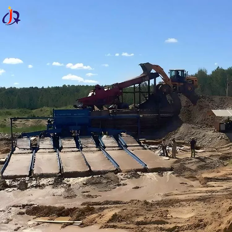 محطات غسيل الذهب الغرينية الطينية